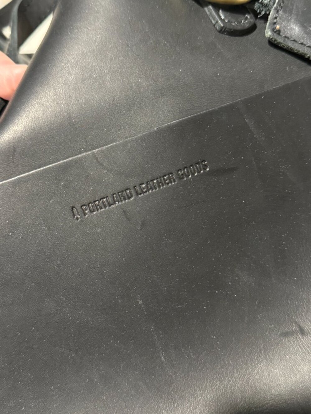 Portland Leather Tote Purse - Picture 2 of 3